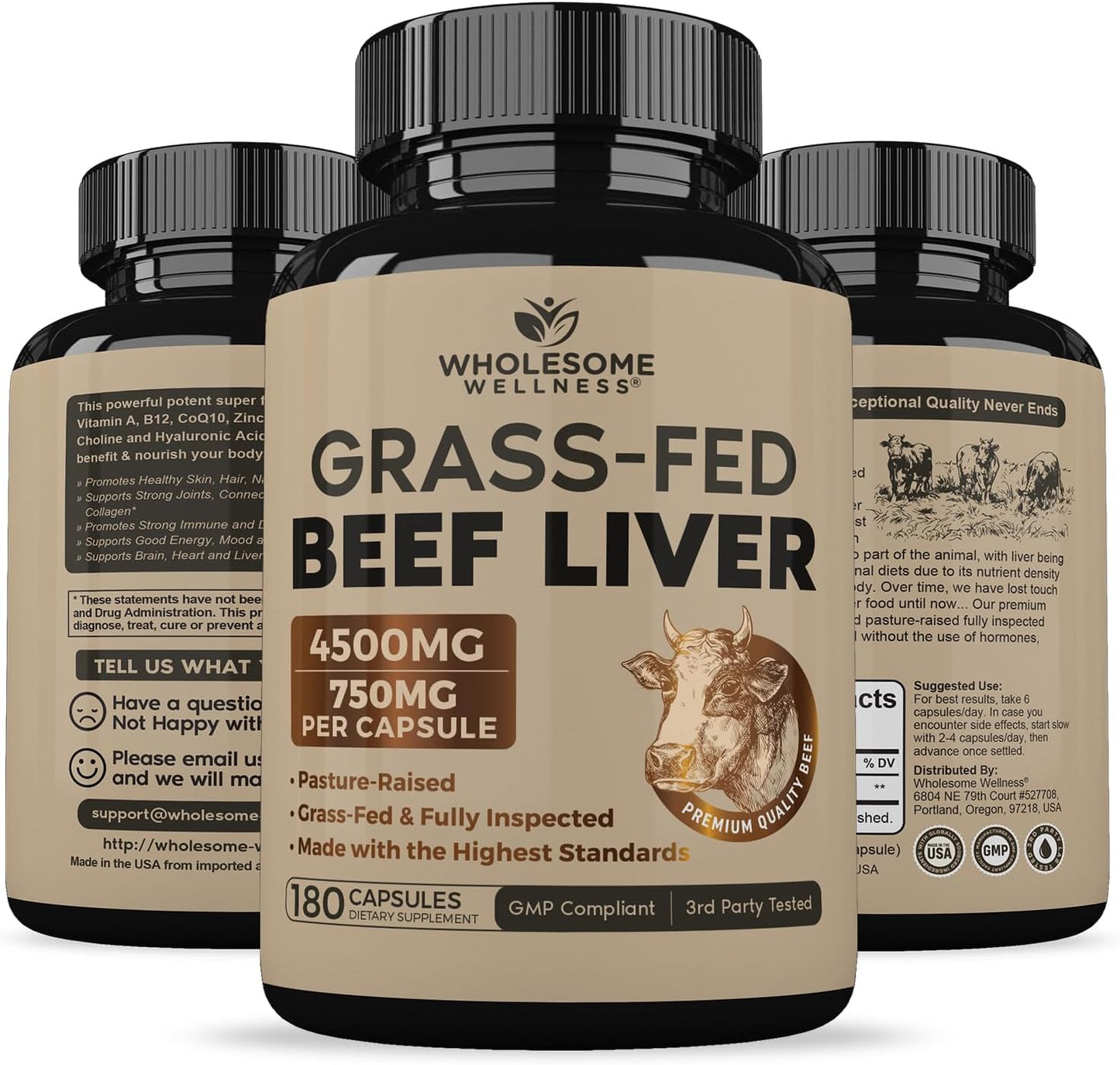 Pure Beef Liver Vitality Capsules