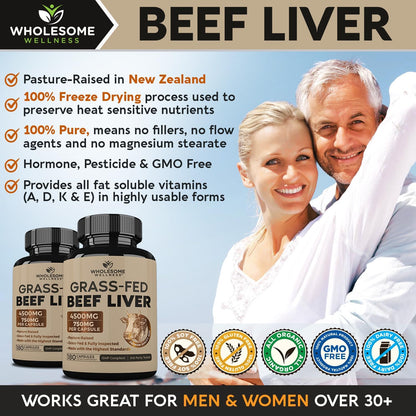 Pure Beef Liver Vitality Capsules